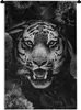 MuchoWow® Wandteppich Wandbehang Tiger zwischen den Blumen Produktbild-Vorschau 1