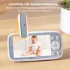 Babyphone mit 3-fachem Zoom, 4-Zoll-Babybildschirm mit 2 Produktbild-Vorschau 3