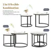 Hawthyhome Ensemble de tables basses 2 pièces Table Voir les images du produit 2
