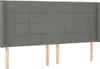 vidaXL Boxspringbett mit Matratze & LED Dunkelgrau 180x200 Produktbild-Vorschau 8