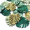 Oblique Unique Konfetti Monstera Blätter aus Holz Tisch Produktbild-Vorschau 4