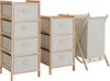 Set di mobili da bagno Vicco Bruno Beige 3 parti, Model Anteprima dell’immagine prodotto 1