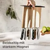Ceppo magnetico senza coltelli - Forte magnete su entrambi Anteprima dell’immagine prodotto 3