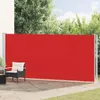 vidaXL Boční výsuvná markýza 180x600 cm červená Náhled obrázku produktu 2