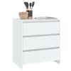vidaXL Credenza bianca 70x41x75 cm Materiale a base di Anteprima dell’immagine prodotto 7