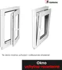 Okno piwniczne białe 750X550mm podwójna szyba (32 mm) Podgląd zdjęcia produktu 6