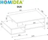 HOMIDEA DUX Table basse de salon avec rangement, design Voir les images du produit 3