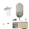 Badspiegel, beleuchtet, ovale Form, 100X50CM (40x20inch) Produktbild-Vorschau 1