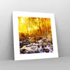 Poster - Poster ohne Rahmen - Berge Bach Wasser - 30x30 cm Produktbild-Vorschau 7