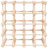 Portabottiglie per 20 bottiglie 46,5x23x46,5 cm in legno di Anteprima dell’immagine prodotto 3