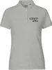 Huuraa Damen Polo Shirt Azubine mit Herz M Sport Grey Bio Produktbild-Vorschau 1
