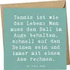 Mr. & Mrs. Panda Grußkarte Spruch Tennis Lebensweisheit - Produktbild-Vorschau 1