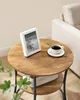VASAGLE Beistelltisch, Couchtisch rund, Sofatisch, 2 Produktbild-Vorschau 3