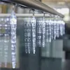 LED vánoční girlanda – 10x rampouch, 1,35 m, 2x AA, vnitřní, studená bílá, časovač Náhled obrázku produktu