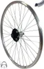 REDONDO 26 Zoll Hinterrad Laufrad VProfil Felge Silber + 8 Produktbild-Vorschau 1