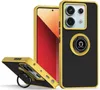A product shot of a phone case with a ring holder.