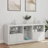 vidaXL Sideboard mit LED-Leuchten Weiß 162x37x67 cm Produktbild-Vorschau 3