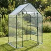 Mini fóliovník s policemi MIVA 143 x 73 x 195 cm Náhled obrázku produktu 3