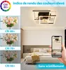 ZMH plafondventilator met LED-verlichting, stille, dimbare Productafbeelding-voorbeeld 14