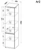 Minio, Kleiderschrank "ARCCA 2", Büroschrank, Wotan Eiche / Produktbild-Vorschau 6