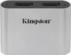 Kingston Technology Workflow microSD Reader Nero, Argento Anteprima dell’immagine prodotto 1