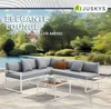 Juskys Gartenmöbel Lounge St. Tropez für 4 Personen - Produktbild-Vorschau 4