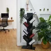 Regał Relaxdays, 9 półek, wymiary: 138 x 51 x 25 cm, wzór Podgląd zdjęcia produktu 2