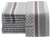 Geschirrtücher 10er Set, 45x90 cm, 100% Baumwolle, grau Produktbild-Vorschau 1