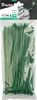 BRADAS Stahovací pásky na vodiče 2,5 x 200 mm 100 ks GREEN Náhled obrázku produktu 1