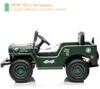 Elektryczny samochód wojskowy Willys dla dzieci 12 V (1–6 Podgląd zdjęcia produktu 9