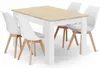 Set da pranzo Valora, tavolo rettangolare, 120 x 80 cm, Anteprima dell’immagine prodotto 1
