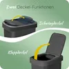 Novaliv 2 ks odpadkový kôš 50 l s vekom 2v1, výklopné veko Náhľad obrázku produktu 3