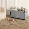 Spielzeugtruhe grau mit Rollen - Atmosphera créateur Produktbild-Vorschau 4