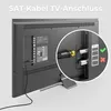 deleyCON 5m SAT TV Antennenkabel Koaxial Kabel F-Stecker Produktbild-Vorschau 4