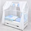 Baby-Delux Hausbett Kinderbett Gitterbett weiß 60x120 Produktbild-Vorschau 1