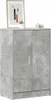vidaXL Schuhschrank Betongrau 60x35x92 cm Holzwerkstoff Produktbild-Vorschau 3