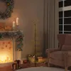vidaXL LED Weihnachtsbaum 100 LEDs Warmweiß 150 cm Produktbild-Vorschau 1
