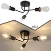 ZMH Deckenleuchte Vintage Deckenlampe Retro Schwarz 3 Produktbild-Vorschau 3