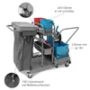 Hypafol Putzwagen Reinigungswagen | 2x5 l + 2x18 l Eimer | Produktbild-Vorschau 3