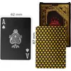 Poker karty plastové, černé/zlaté Náhled obrázku produktu 5