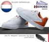 Weiße Sneakers Damen Herren Turnschuhe Sportschuhe bequem Produktbild-Vorschau 4
