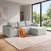 GLP Modulares Ecksofa 256 cm aus Cord, 4-Sitzer mit Produktbild-Vorschau 3