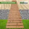 Holzpfad ausrollbar 250x43x2 cm rustikales Tannenholz Produktbild-Vorschau 6