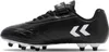 A black soccer cleat with white accents on a white background. Produktbild-Vorschau