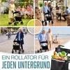 KESSER® Rollator Aluminium faltbar, höhenverstellbar & bis Produktbild-Vorschau 6