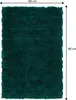 Badematte - 60x90cm - Grün - Rutschfest - HENRY - Geeignet Produktbild-Vorschau 3