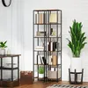 HOMCOM Bücherregal 2er-Set Regal mit 6 Ebenen Standregal Produktbild-Vorschau 8