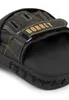 Chrániče rúk zo syntetickej kože (1 pár) BORREY Black/Gold Náhľad obrázku produktu 1