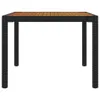 9-tlg. Garten-Essgruppe mit Kissen Poly Rattan Schwarz Produktbild-Vorschau 10