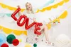 Folienballon Love 140x35cm rot Produktbild-Vorschau 2